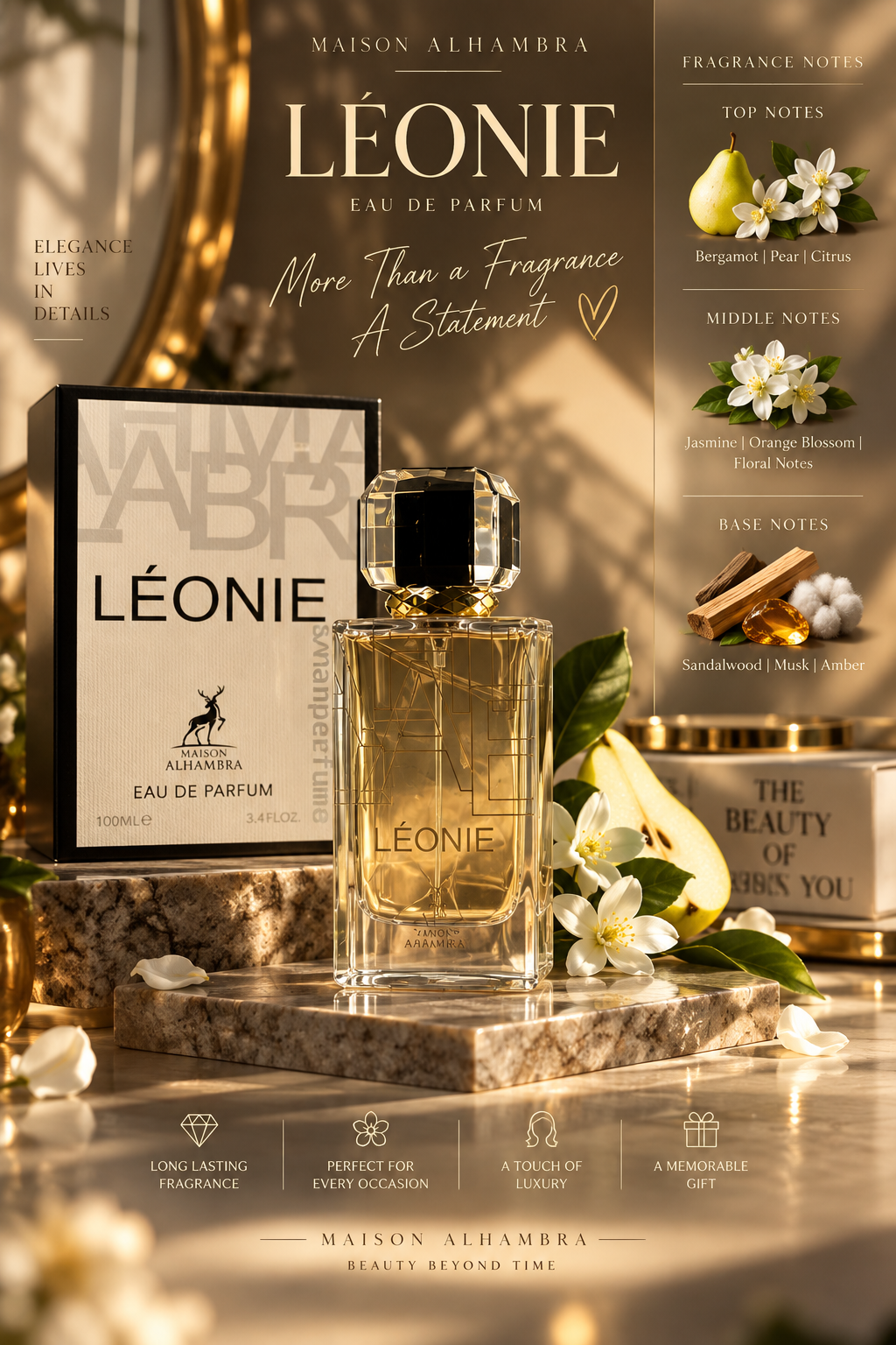 عطر و ادکلن زنانه 100 میل الحمبرا لیبر اینتنس