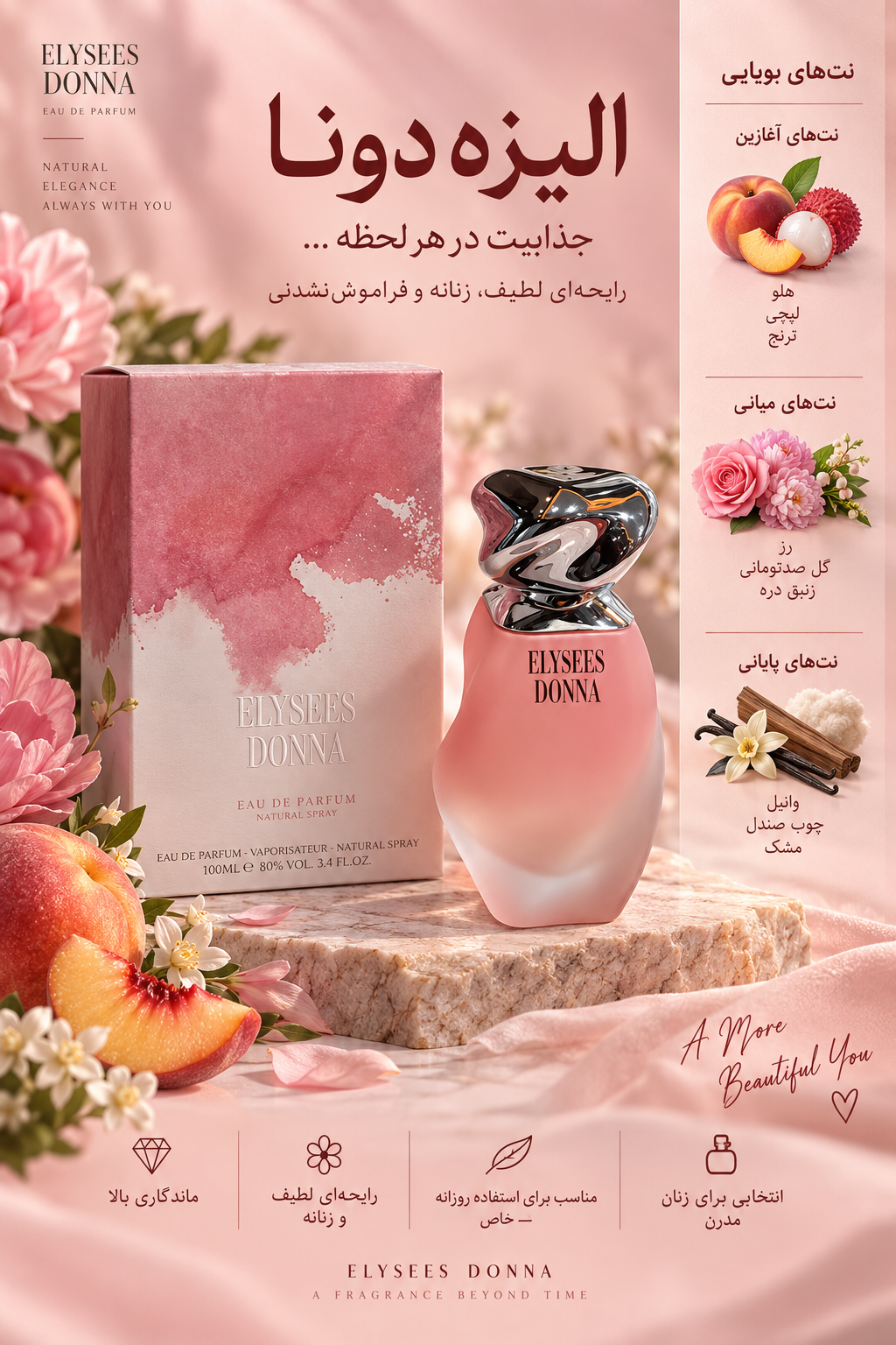 عطر و ادکلن زنانه الیزه دونا
